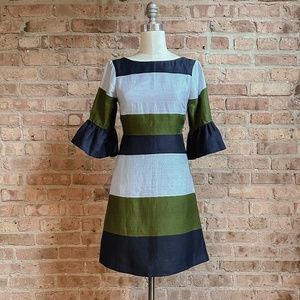 BNWT Ann Taylor Color Block Stripe Dress